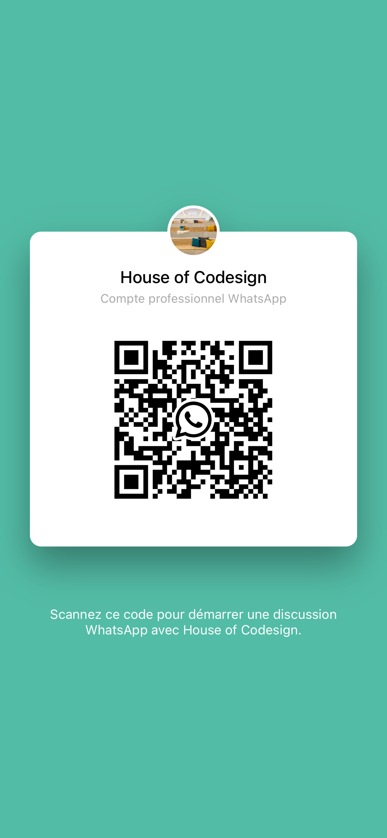 WhatsApp house Of Codesign Brussels